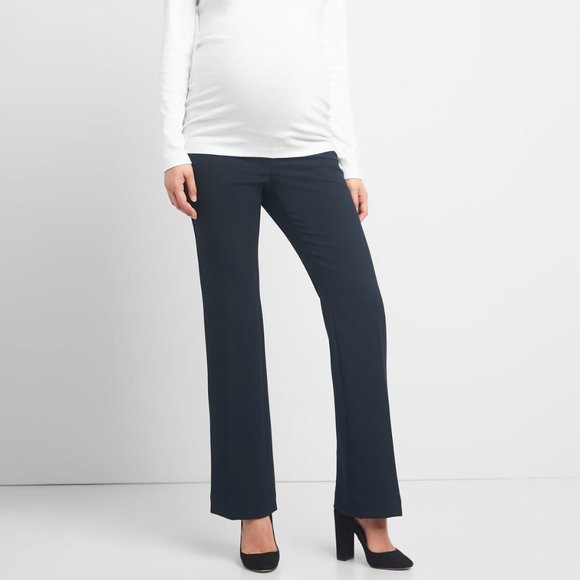 Gap Maternity Full Panel Baby Boot Trousers - Picture 2 of 8
